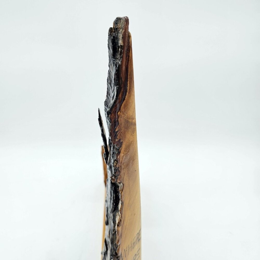 Vintage Hand Carved Wood 9/11 Tribute Memorial Sculpture Remembrance Handmade - Picture 3 of 16